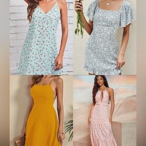 4 dresses. Buy together and Save.